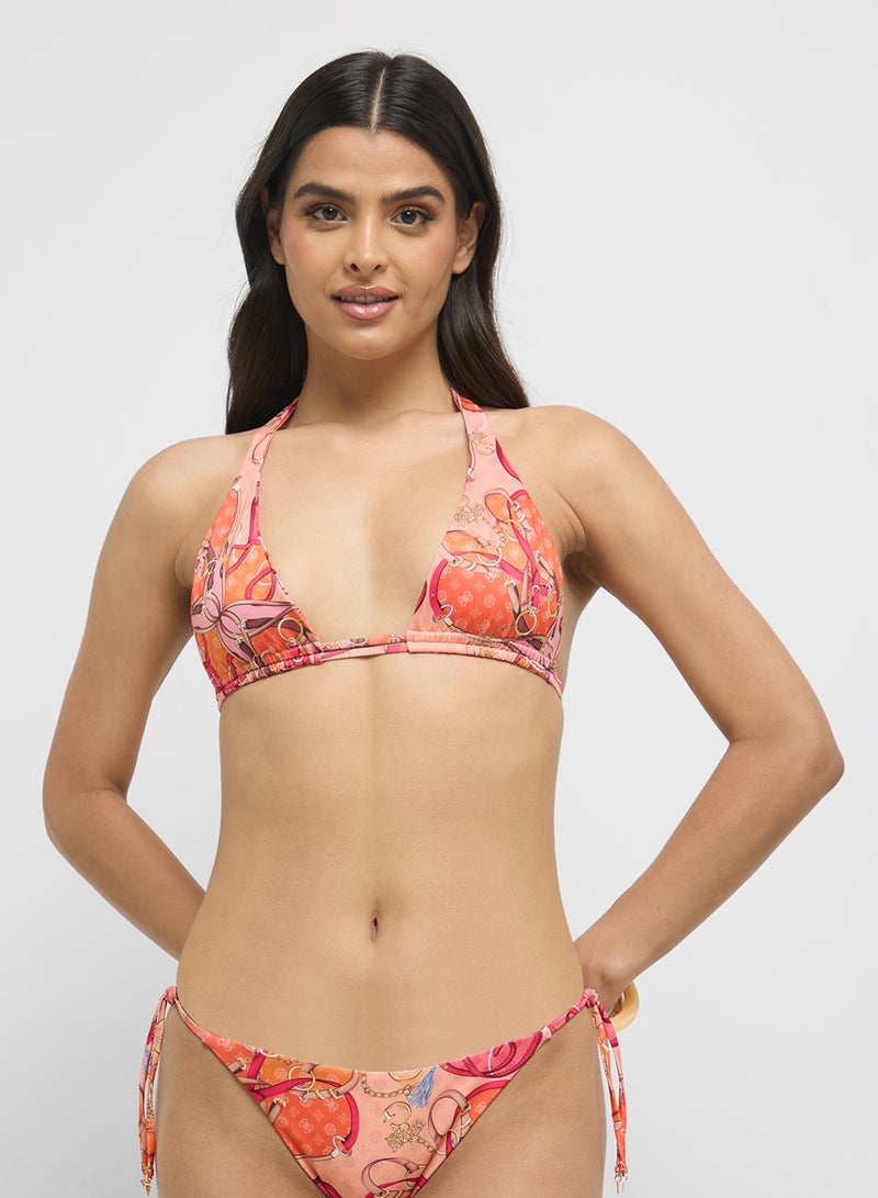 GUESS Printed Crossover Bikini Top  - Image 4