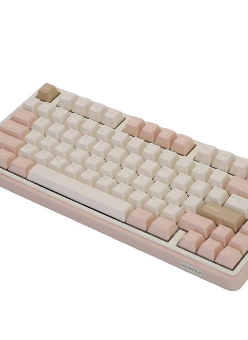 Minilo 75% Wireless Mechanical Keyboard, MX Daisy L Switch, Hot-Swappable, ABS Keycaps, Wire/2.4GHz/BT5.0 Connectivity, US QWERTY Layout, Mendozae