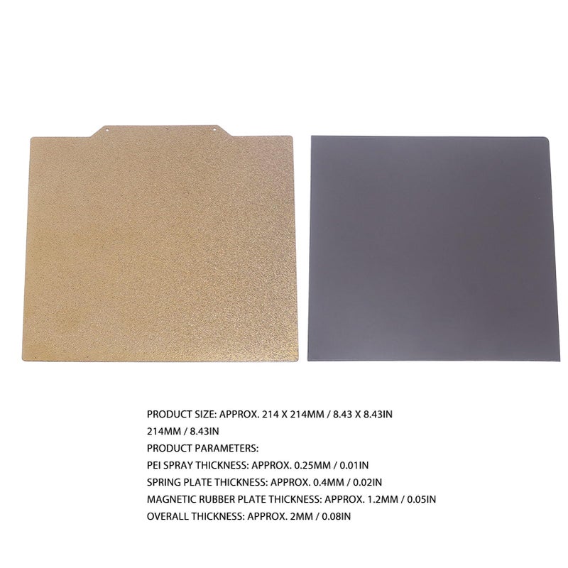 Double Sided Magnetic PEI Build Plate High Adhesion Flexible For 3D Printer PETG - Image 5