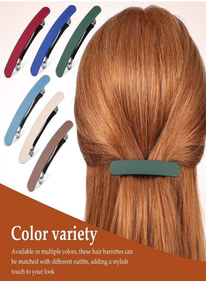 minkissy 12Pcs Spring Hair Barrettes for Thick/Thin Hair - French Hair Clips for Women - Ponytail Barrettes Hair Accessories for Women Girls (6 Colors) - Image 5