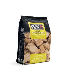 Weber Weber Apple Wood Chunks, Brown, 0.35x0.22x0.12  - Image 4
