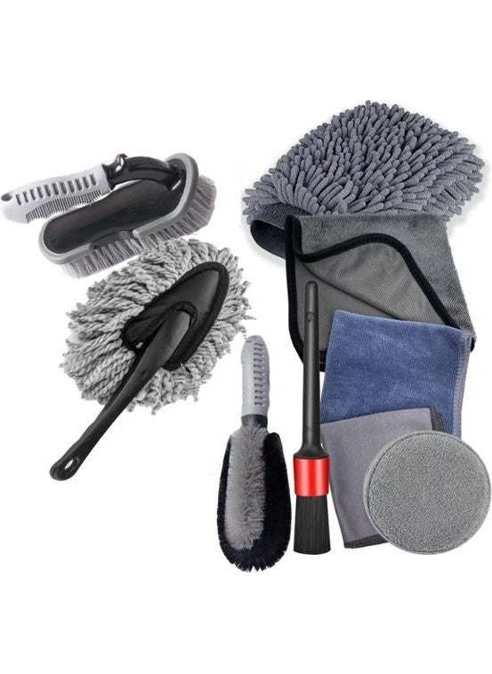 9-Piece Detailed Cleaning Set for Cars and Motorcycles, Auto Care Set, Microfiber Set - pzsku/ZD3E7CF25B9A81169911BZ/45/_/1730860120/6d26fbbc-3d08-4548-9c41-a2f67ffa8730