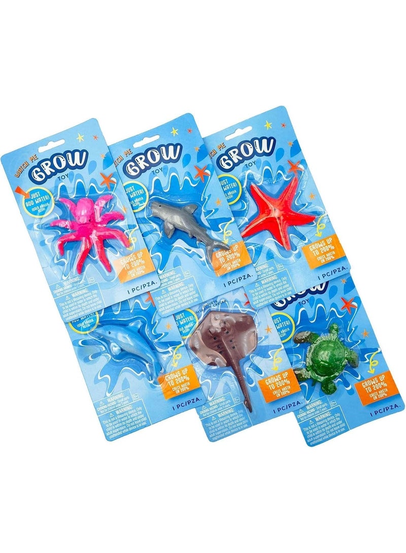 Growing Animals - Interactive Water Expansion Toys for Children, Realistic Sea Life Figures That Swell in Liquid, Perfect Sensory Play Kit for Toddlers, Durable Soft Plastic Marine (Option 1) - Image 3