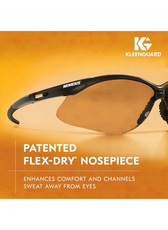 KLEENGUARD KleenGuard™ V30 Nemesis™ Safety Glasses (25685), with KleenVision™ Anti-Fog Coating, Indoor/Outdoor Lenses, Black Frame, Unisex for Men and Women (Qty 12)  - Image 4