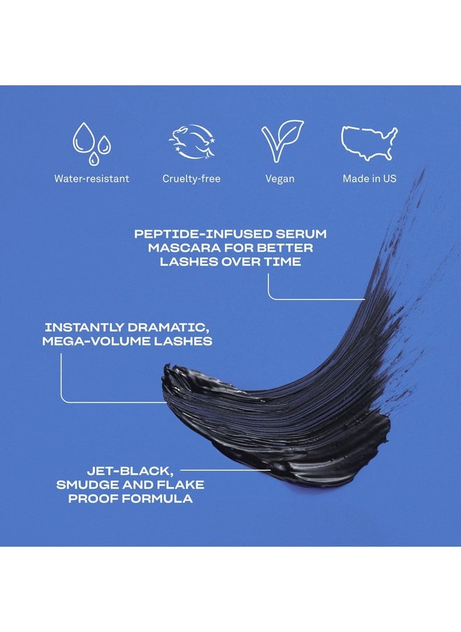 BABE ORIGINAL - Volumizing Lash Mascara - Smudge Proof, Long Lasting & No Clump Formula, Buildable Volume, Water Resistant, Black Mini - Image 1