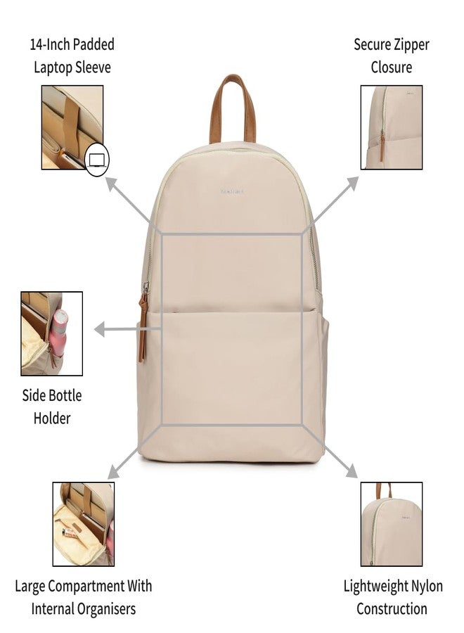 Fastrack Packster Laptop Backpack | 14-Inch Laptop Sleeve | Organiser Pockets | Front Zipper Pocket| Side Bottle Holders | Padded Adjustable Straps Lightweight Unisex nylon backack - Image 4