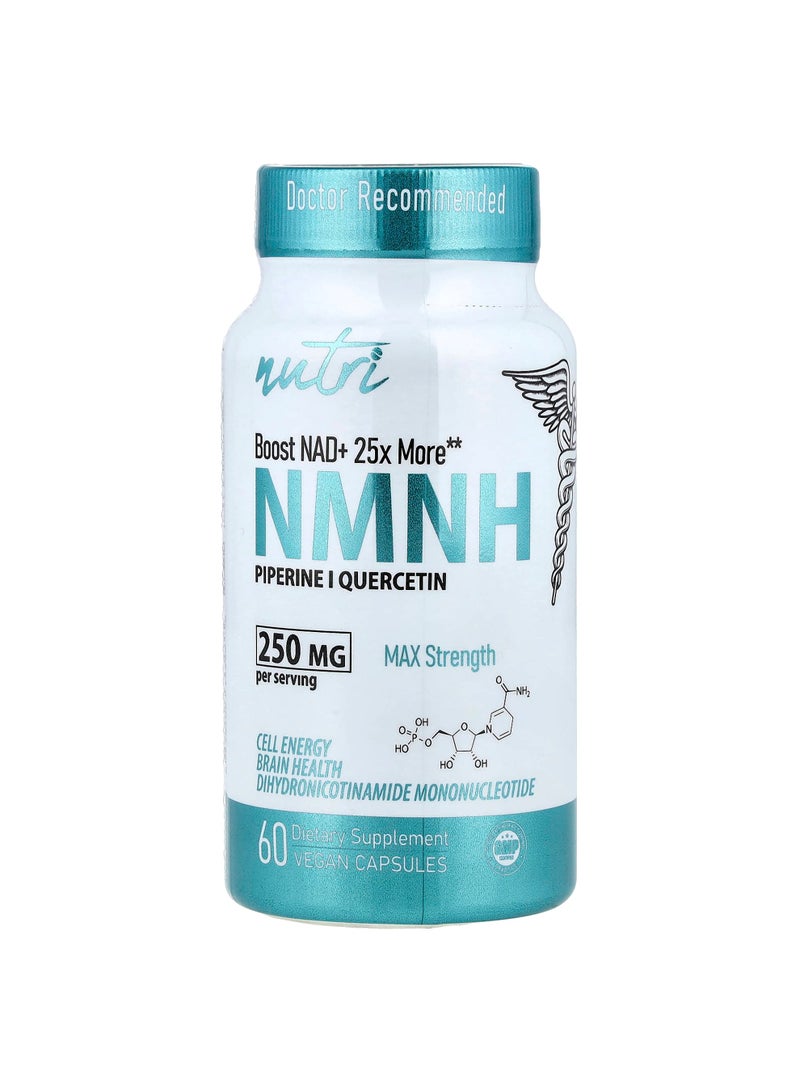 Nutri, NMNH, Max Strength, 60 Vegan Capsule
