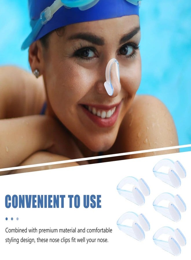 MERRYHAPY Professional Nose Clips 5 Boxes Nose Plugs for Swimming Wear-Resistant Silicone Clamp Convenient Swimming Accessory for Water Sports Snug Fit for Better Breathing Control - Image 2