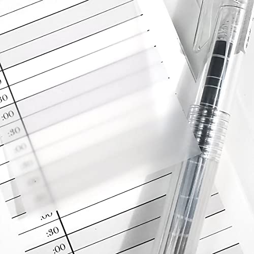 AMINIT Transparent Sticky Notes Pastel Sticky Note Clear Self-Sticky Annotation, Waterproof Translucent Color Memo Pad for Office & School Pack 2 - Image 4