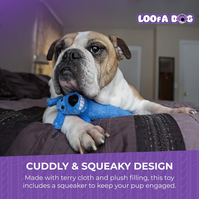 Multipet Original Loofa Dog Plush Toy - Squeaky Toy for All Dogs - Extra Soft Plush - Stuffed Animal Dog Toys for Playing (1 Count, 24”, Random Color Surprise) - Image 5