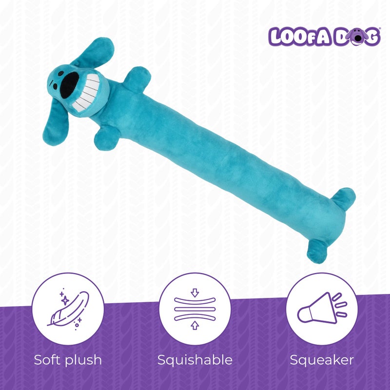 Multipet Original Loofa Dog Plush Toy - Squeaky Toy for All Dogs - Extra Soft Plush - Stuffed Animal Dog Toys for Playing (1 Count, 24”, Random Color Surprise) - Image 3