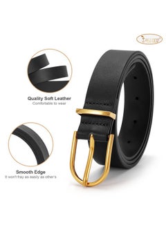 Women'S Leather Belts For Jeans Pants Fashion Ladies Belt With Gold Buckle, O-Black+Beige+Brown - pzsku/ZD3E86A777AC376663203Z/45/_/1735566992/779c66a0-d242-46f6-a6a6-424b8c7e31e1