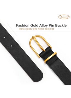 Women'S Leather Belts For Jeans Pants Fashion Ladies Belt With Gold Buckle, O-Black+Beige+Brown - pzsku/ZD3E86A777AC376663203Z/45/_/1735567013/0564197e-1d84-4b96-90bc-9b26a0e44dc3