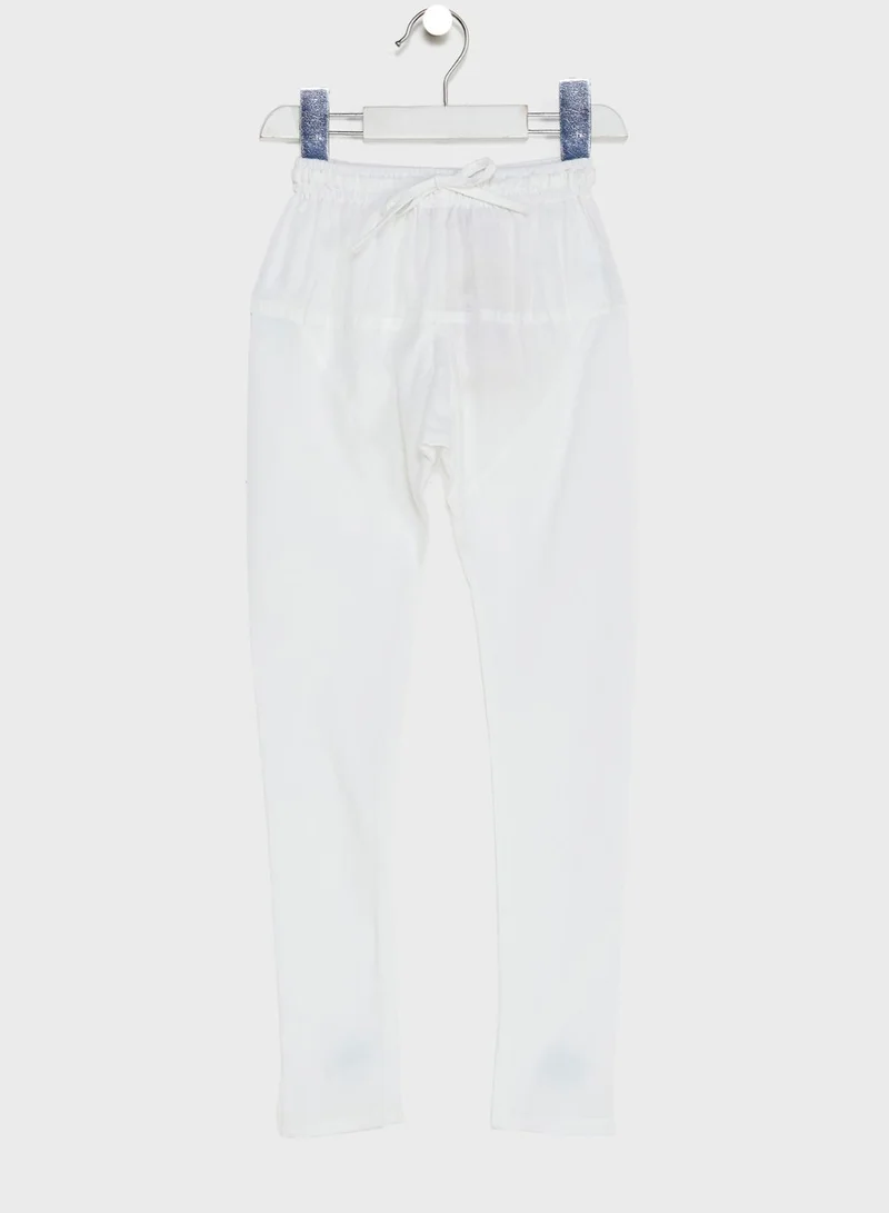 Fabindia Kids Essential Churidar Pyjama