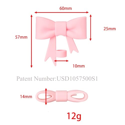 AXMCCH 10mm Bow Shape Straw Topper for Stanley Cup (Cream White) - Image 2