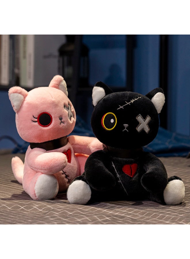 Loquat Dark Reborn Cat Doll Plush Toy Kitten Doll Funny  Gift Decoration Doll-Specifications:White Cute Cat-Color:35cm（0.35KG） - Image 4