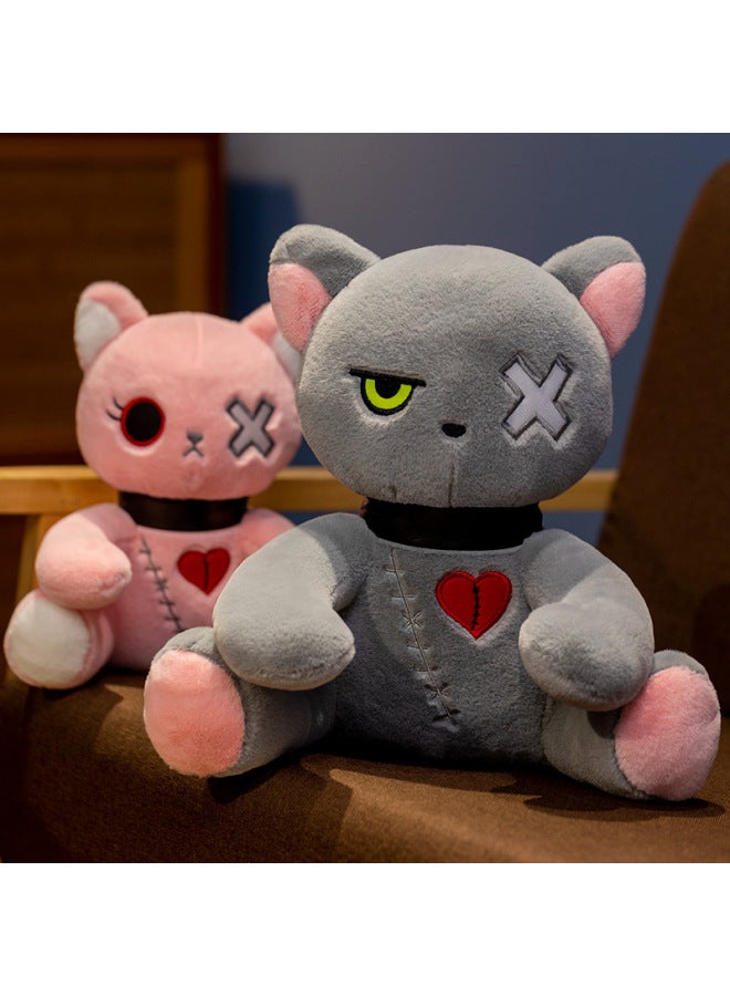 Loquat Dark Reborn Cat Doll Plush Toy Kitten Doll Funny  Gift Decoration Doll-Specifications:White Cute Cat-Color:35cm（0.35KG） - Image 2