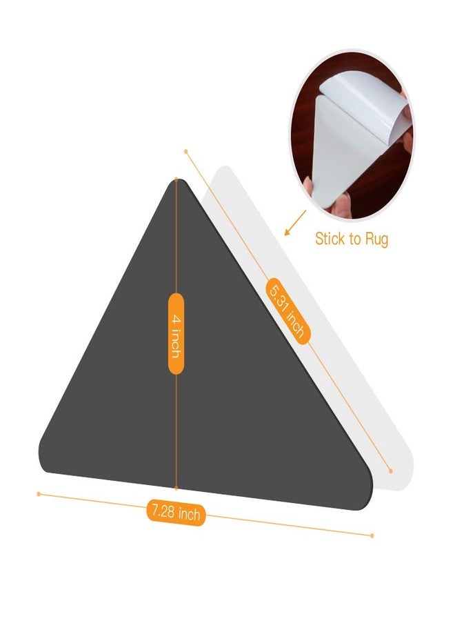 Befayoo Anti Curling Rug Grippers - Latest Anti Curling Rug Pad Anti Folding Carpet Corners to Make Rug Corner Flat, EVA Foam Carpet Tape No Sticky to The Floor Hardwood Safe & Removable Not an Anti-Slip Pad - Image 5