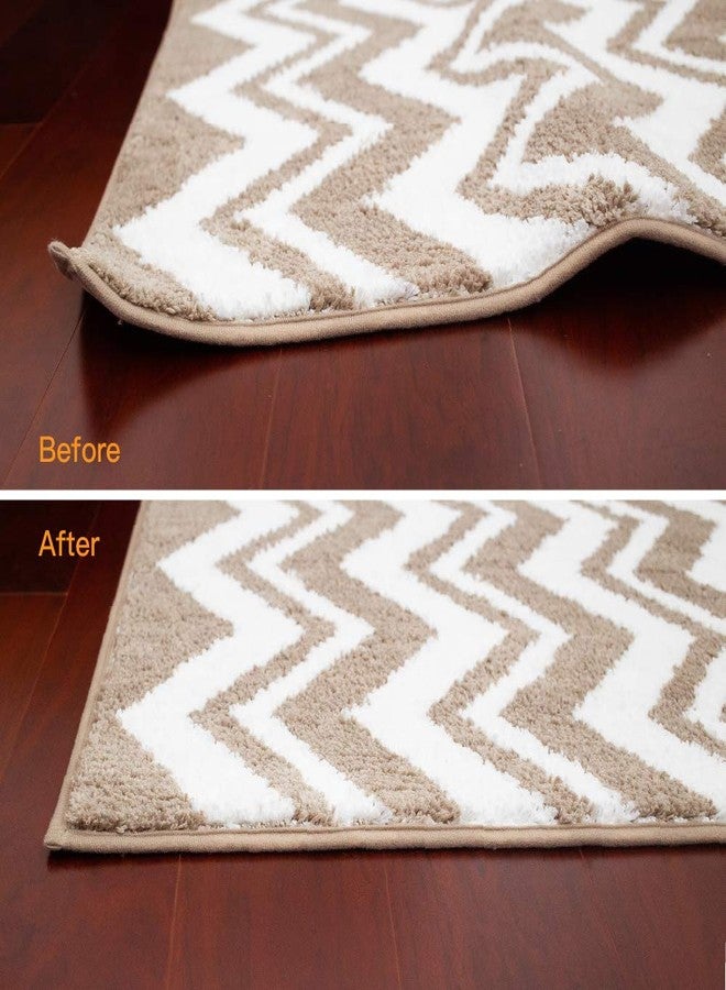 Befayoo Anti Curling Rug Grippers - Latest Anti Curling Rug Pad Anti Folding Carpet Corners to Make Rug Corner Flat, EVA Foam Carpet Tape No Sticky to The Floor Hardwood Safe & Removable Not an Anti-Slip Pad - Image 3