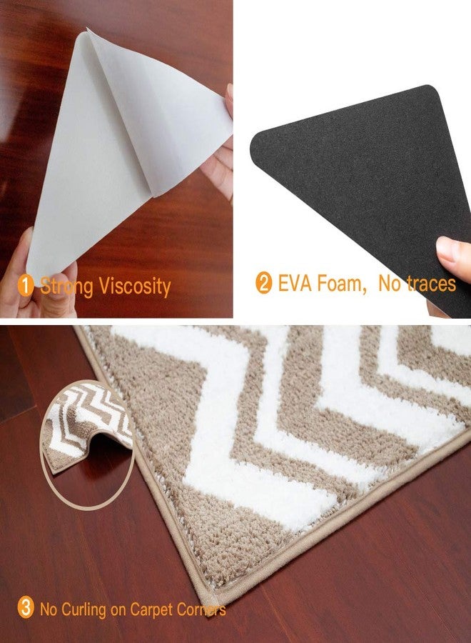 Befayoo Anti Curling Rug Grippers - Latest Anti Curling Rug Pad Anti Folding Carpet Corners to Make Rug Corner Flat, EVA Foam Carpet Tape No Sticky to The Floor Hardwood Safe & Removable Not an Anti-Slip Pad - Image 2