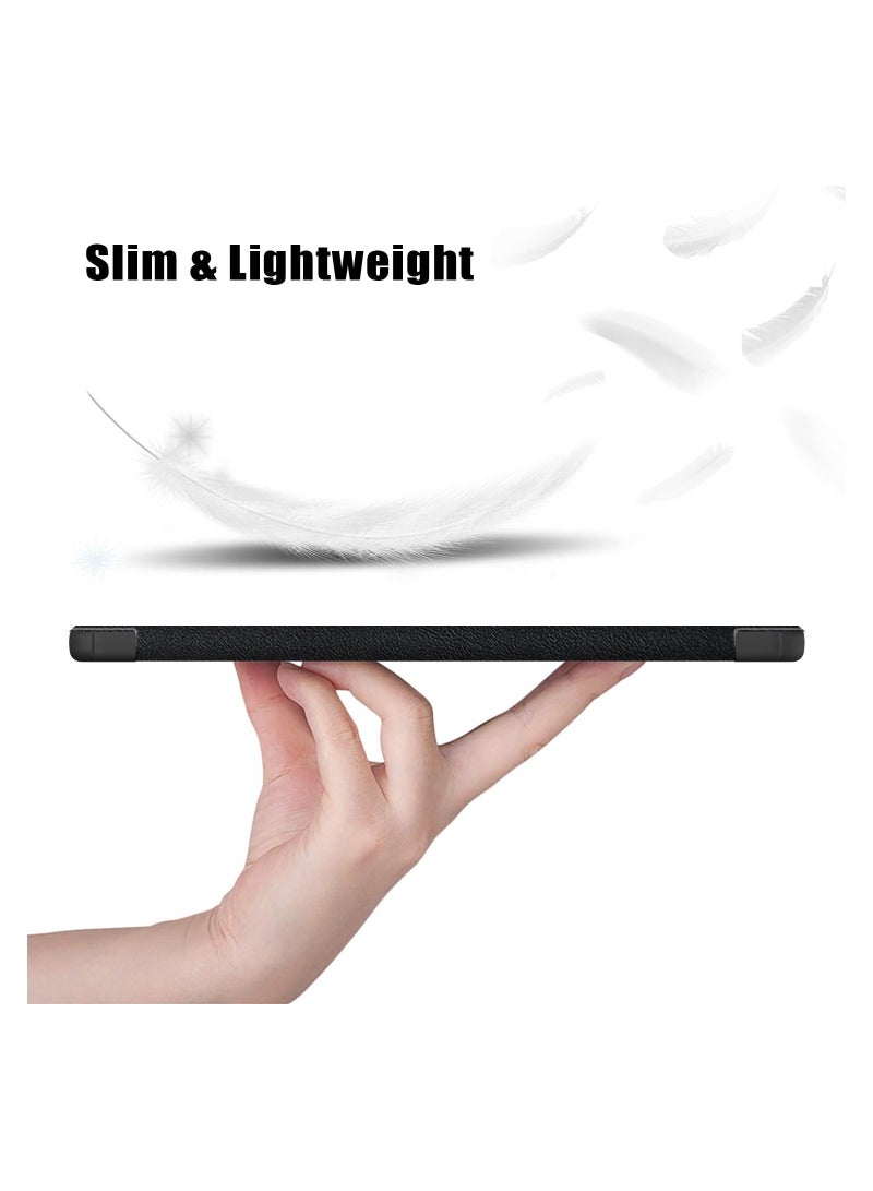 Xiaomi Pad 6 Pro/Pad 6 11inch Case Cover with Tempered Glass Screen Protector Tri-Fold Smart Tablet Slim Case Multi- Viewing Angles Stand Folio Case Cover with Auto Wake for Mi pad 6 / Pad 6 Pro - Image 2