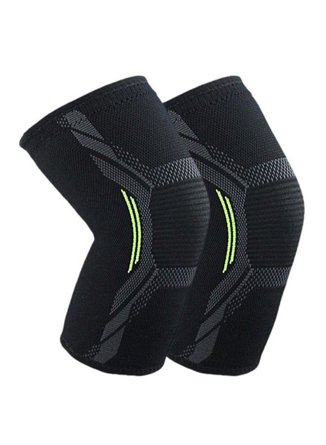 Beauenty 2 Piece Knee Pads Cycling Outdoor Running Silicone Way Stretch L  - Image 1