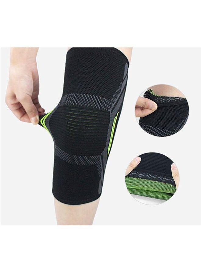 Beauenty 2 Piece Knee Pads Cycling Outdoor Running Silicone Way Stretch L  - Image 3