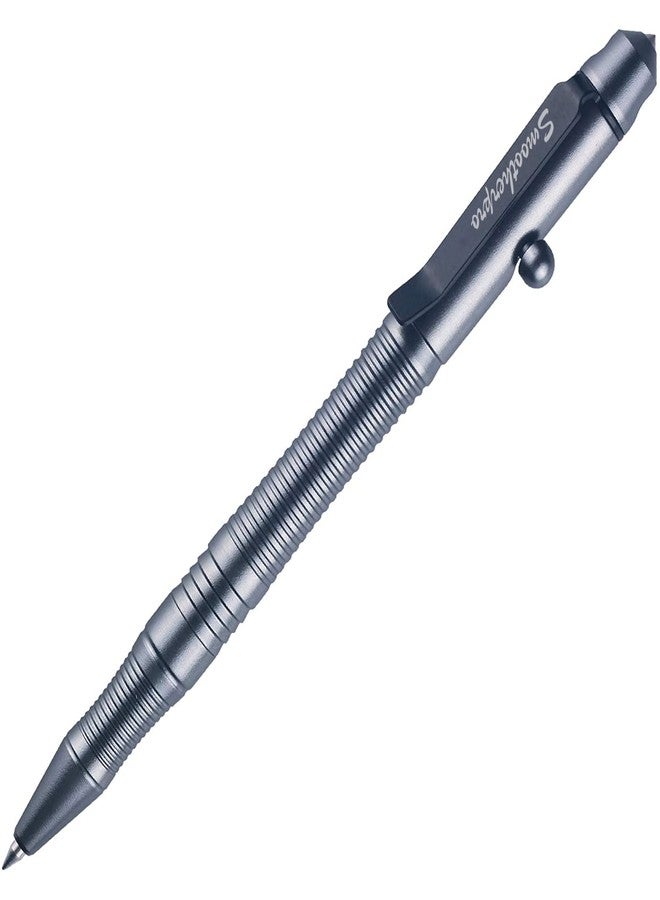 SMOOTHERPRO Bolt Action Pen Compatible with Pilot G2 Refill Durable Stainless Steel Clip for EDC Use Signature in Office School Color Gray (TG206) - Image 1