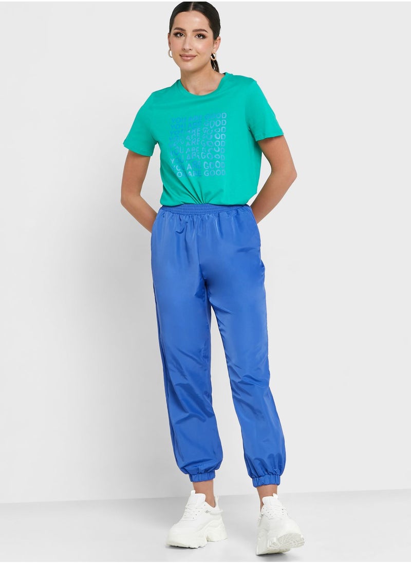 VERO MODA - Solid Cuffed Pants - Image 1
