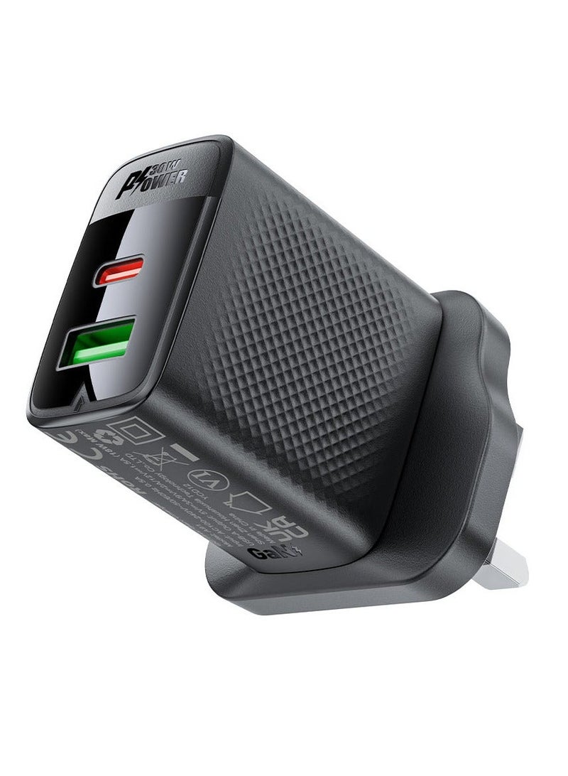 ACEFAST Fast Charge Wall Charger A99 PD30W 1xUSB-C + 1xUSB-A - Image 3