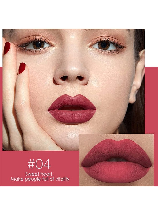 TopFinderÂ® Matte Lipstick Set, 12 Shades, Compact Size, Transfer Proof, Long Lasting Creamy Soft Texture Liquid Smooth Touch - Pack Of 12pc (Nude, Multicolored)- 5ML - Image 5
