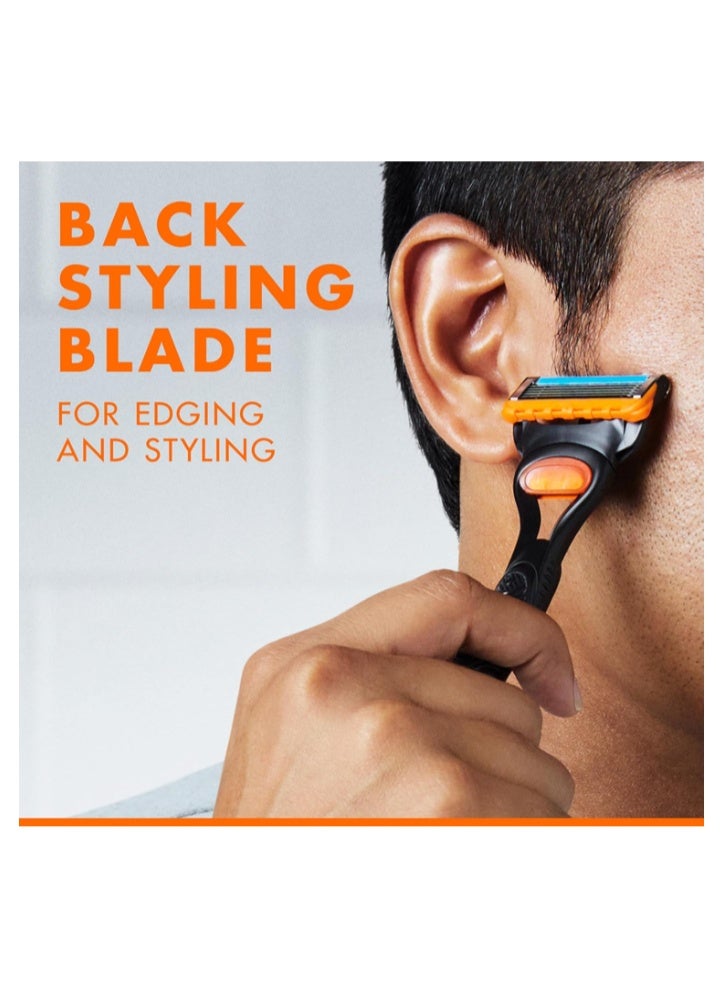 ماكينة حلاقة جيليت فيوجن 5 للرجال بشفرتين - قطعة واحدة - Image 4