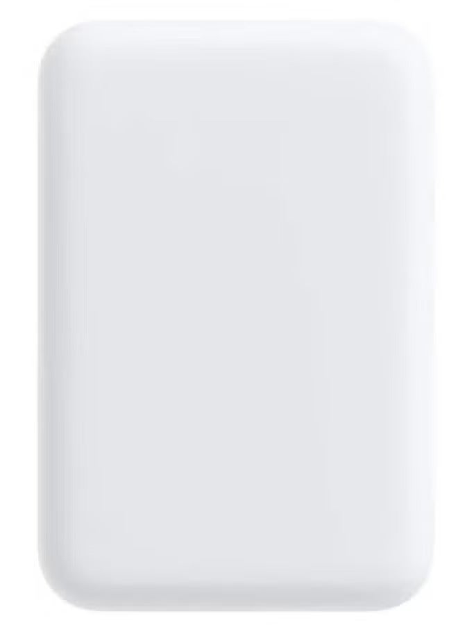 TIGER MagSafe-Compatible 10,000mAh Wireless Power Bank – Magnetic Portable Charger with USB-C Fast Charging, LED Battery Indicator & Strong Magnetic Alignment – Slim Backup Battery Pack (White) - Image 4