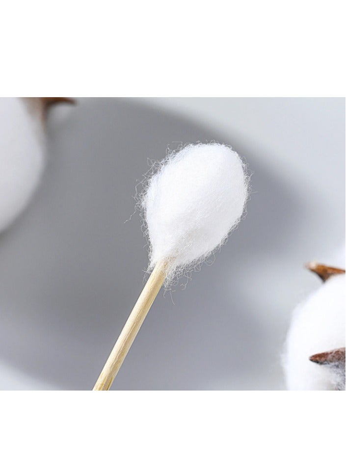 Premium Quality Disposable Cotton Swabs Double Tipped Cotton Swab  Head Multipurpose Safe Cleaning Sterile Sticks 2 Boxes 360 Sticks - Image 2
