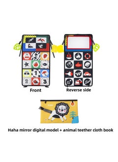 Generic Baby Cloth Book Toy Squeaky Sound For Sensory Stimulation Learning-Color:Digital + Animal Tooth Glue Cloth Book (opp Bag Packaging)  - Image 1