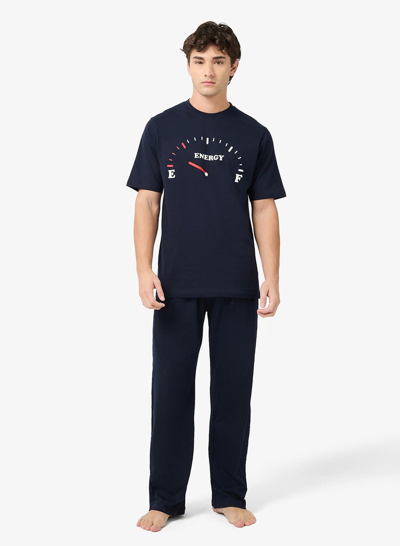 Seventy Five Nightwear T-Shirt and Pant Set - Image 1