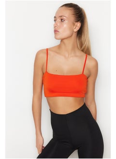 trendyol Pomegranate Flower Medium Supported/Styling Rope Strap Knitted Sports Bra THMSS23SS00024  - Image 5