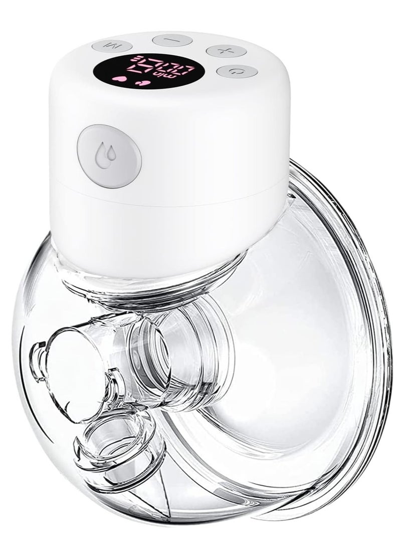 spa luxetique Breast Pump, Electric Breast Pump, Wearable Breast Pump, Hands Free Breast Pump, 2 Mode & 9 Levels, 24mm Flange, 1 Pack - Image 1