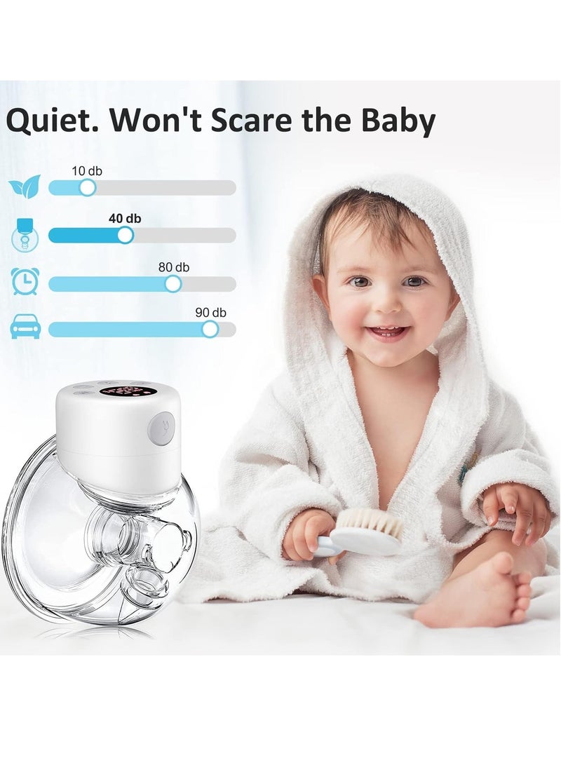 spa luxetique Breast Pump, Electric Breast Pump, Wearable Breast Pump, Hands Free Breast Pump, 2 Mode & 9 Levels, 24mm Flange, 1 Pack - Image 2