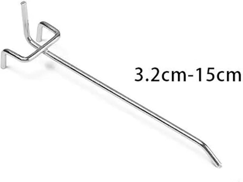 25Pcs Metal Mesh Shelf Hooks 3 2cm To 15cm Peg Display Hangers For Retail Storage - Image 3