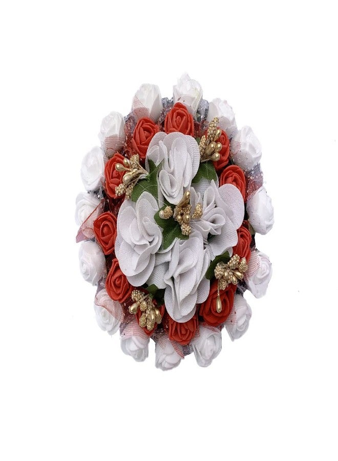 Arooman™ Bridal Hair Gajra Flower Juda/Accessories Bun For Women Pack-01 - Image 1