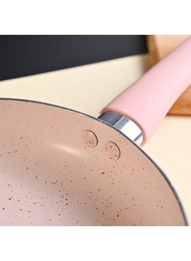 Granite Frying Pan, Non-Stick Cooking Pan for Cooking Steaks, Fried Eggs, Beef, Pancakes - 16cm