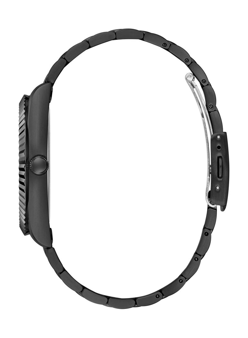 جس ساعة جيس كونويسير للرجال باللونين الأسود والذهبي - GW0265G7 - Image 4