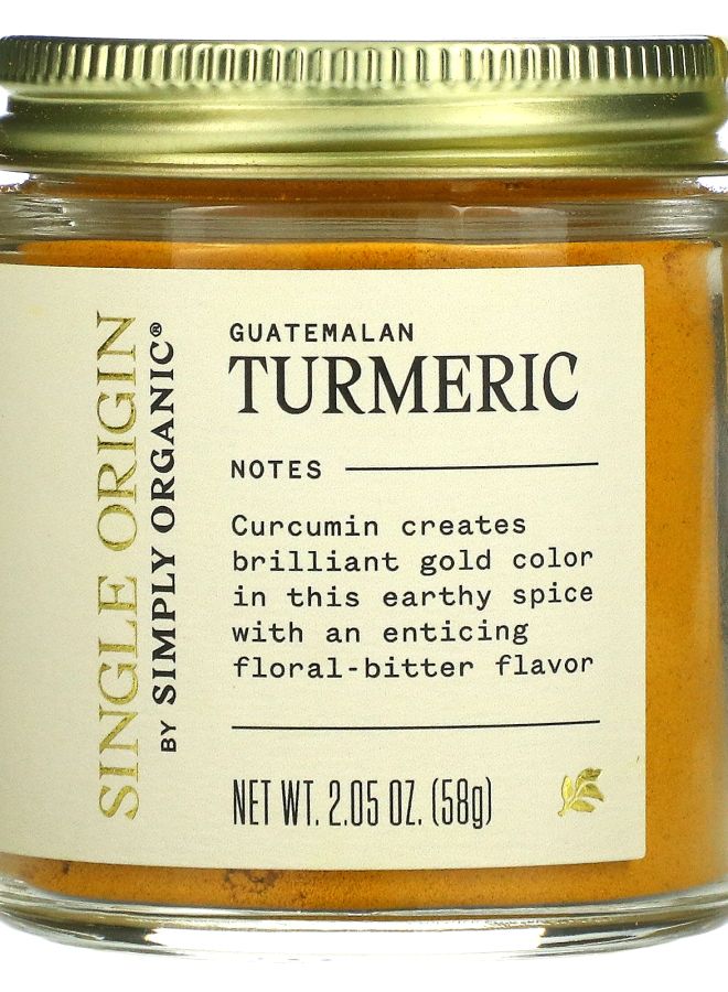 Simply Organic كركم غواتيمالي من مصدر واحد 2.05 أونصة (58 جرام)