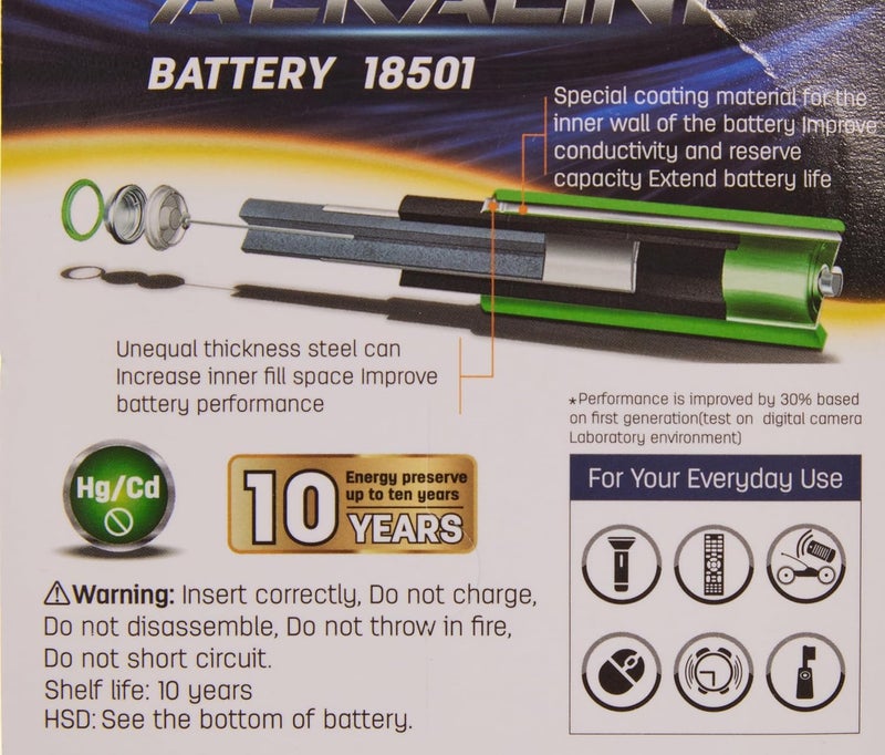 Deli Alkaline BatteryAA LR6 4 - Image 3