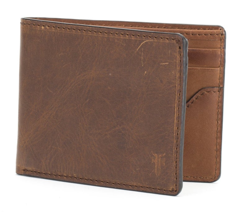 FRYE Men's Logan Slim Id Billfold, Cognac, One Size