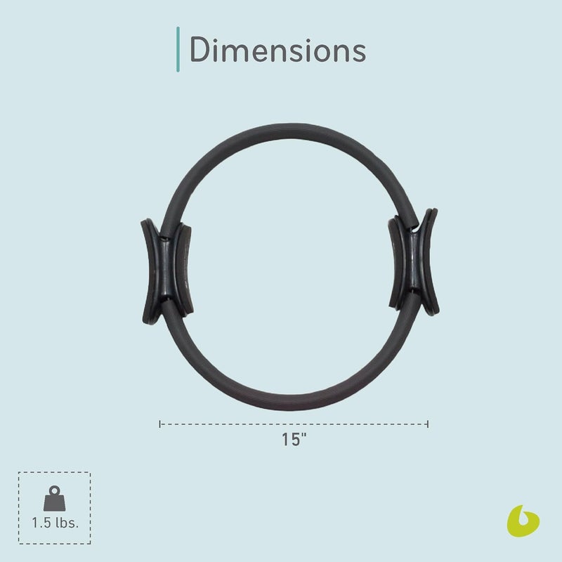 Balanced Body Ultra-Fit Circle Pilates Ring, Body Ring, Great Exercisers for Legs, Fitness Circle, Thigh Exercise, Pilates Circle, Pilate Ring Fitness Equipment for Home or Studio - Image 3