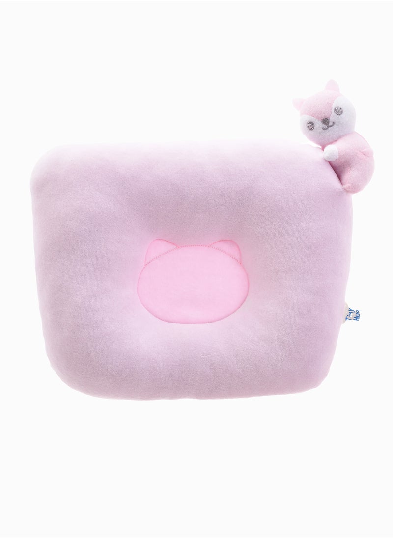 Tiny Hug Newborn Baby Pillow, Soft and Breathable Flat Pillow for Newborns,  - Image 1