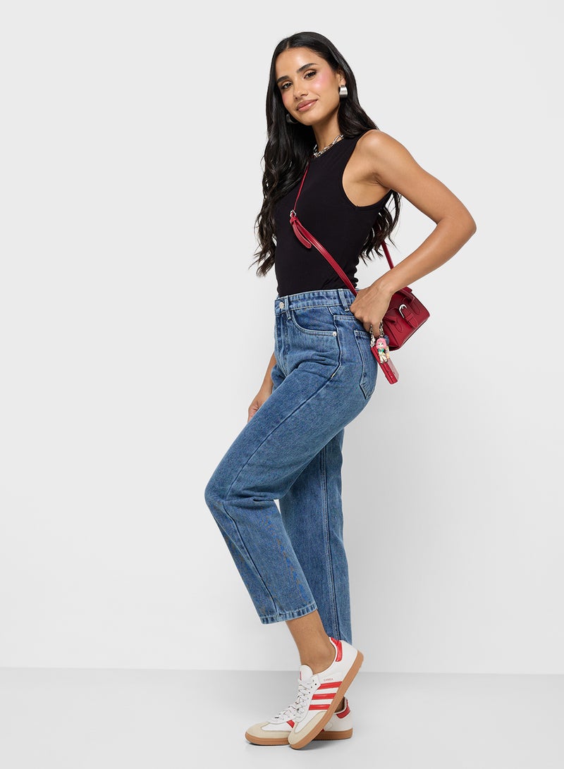 Ginger High Rise Mom Jeans - Image 1