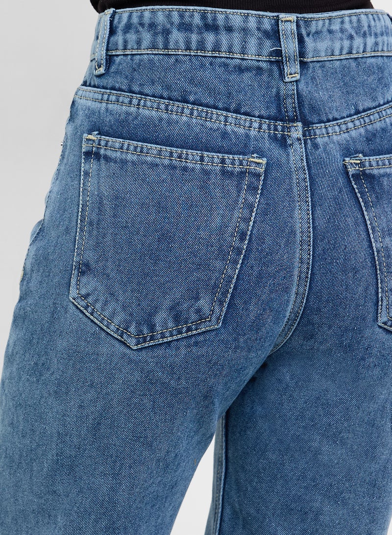 Ginger High Rise Mom Jeans - Image 5